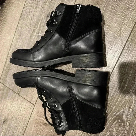 Geox Rawelle ABX Faux Shearling Trimmed Waterproof Boot - Picture 4 of 7